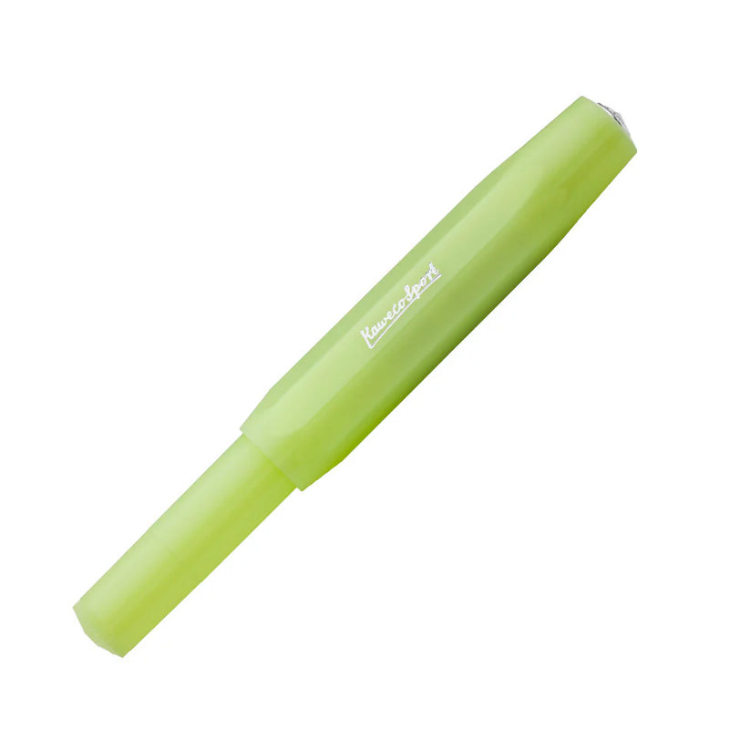 Kaweco Frosted Sport Fountain Pen - Lime Green