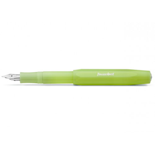 Kaweco Frosted Sport Fountain Pen - Lime Green
