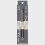Kitaboshi W 1mm Wooden Ballpoint Pen