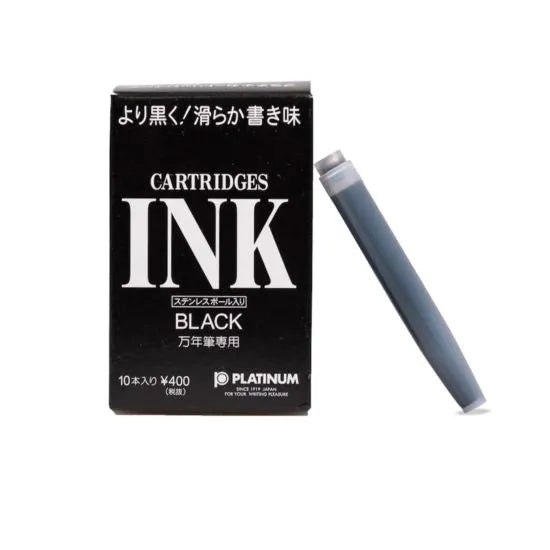 Platinum Black Ink Cartridges - Pack of 10