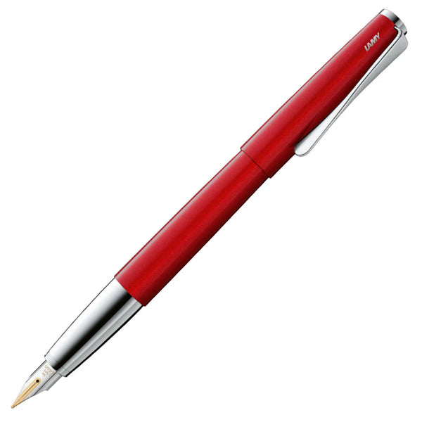 Lamy Studio Fountain Pen Piano Red 14k Gold Nib