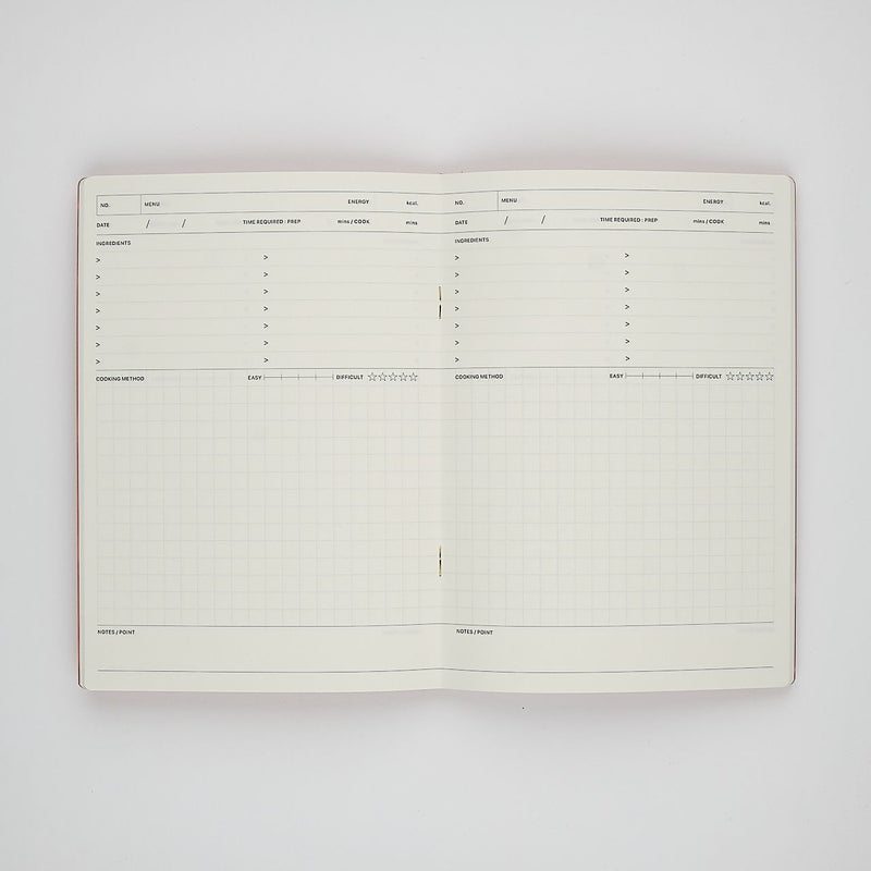 Laconic Style Notebook - B6 - Recipe Book