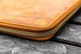 Galen Leather Zippered Hobonichi Cousin A5 Planner Folio