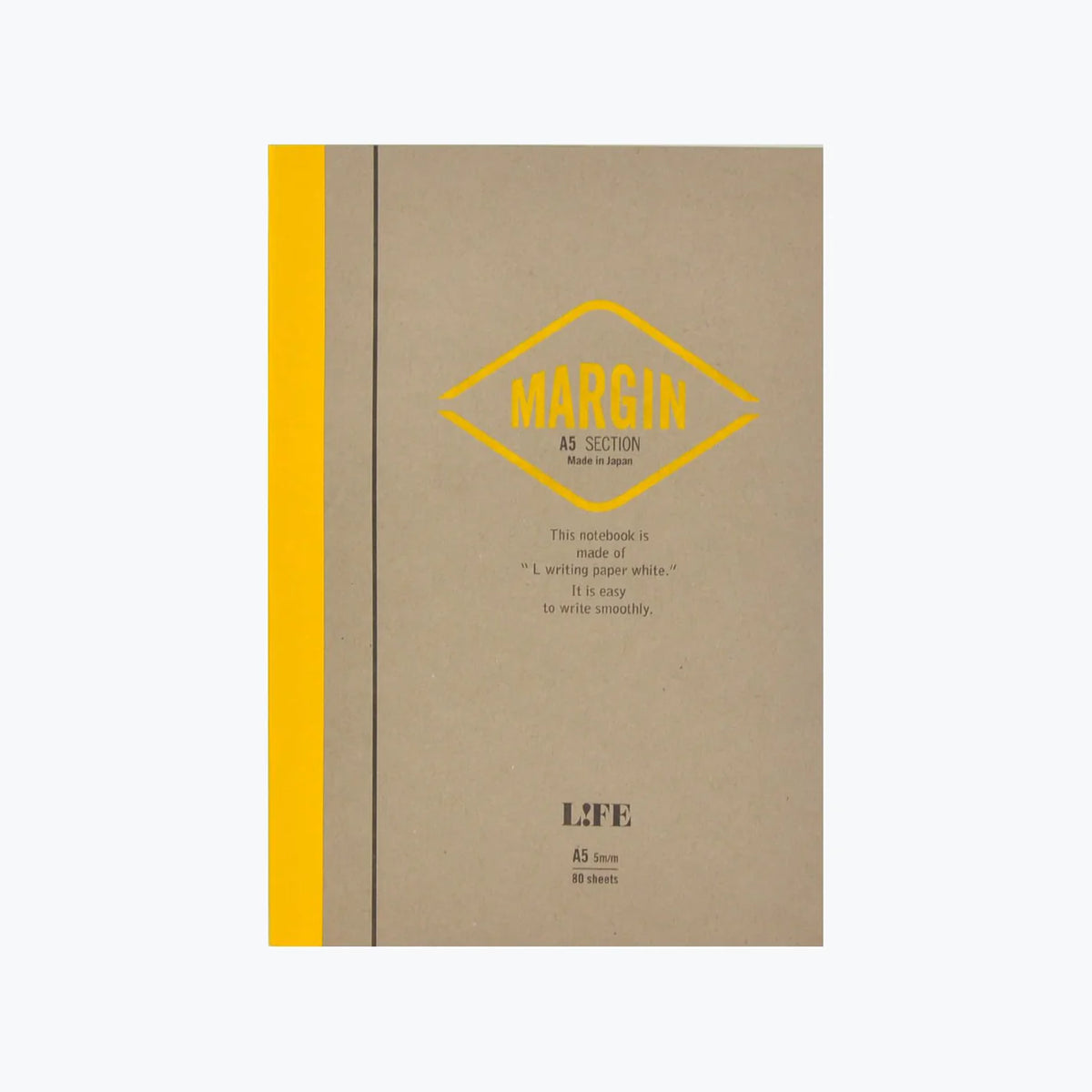 Life A5 Margin Grid Notebook