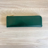 Life leather pen case green