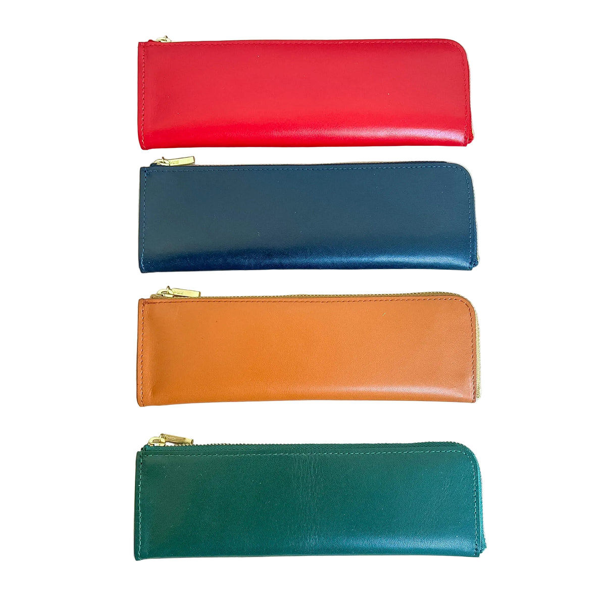 Life leather pen cases (red, blue, orange, green)