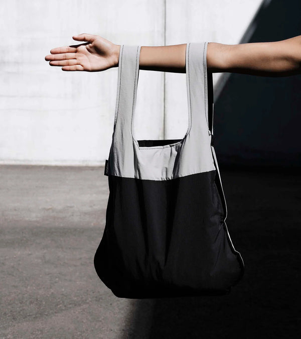 Notabag 2 in 1 Tote & Backpack - Black / Grey