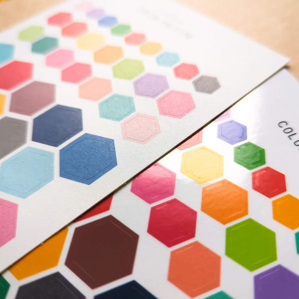 Livework Color Palette Stickers - Hexagon