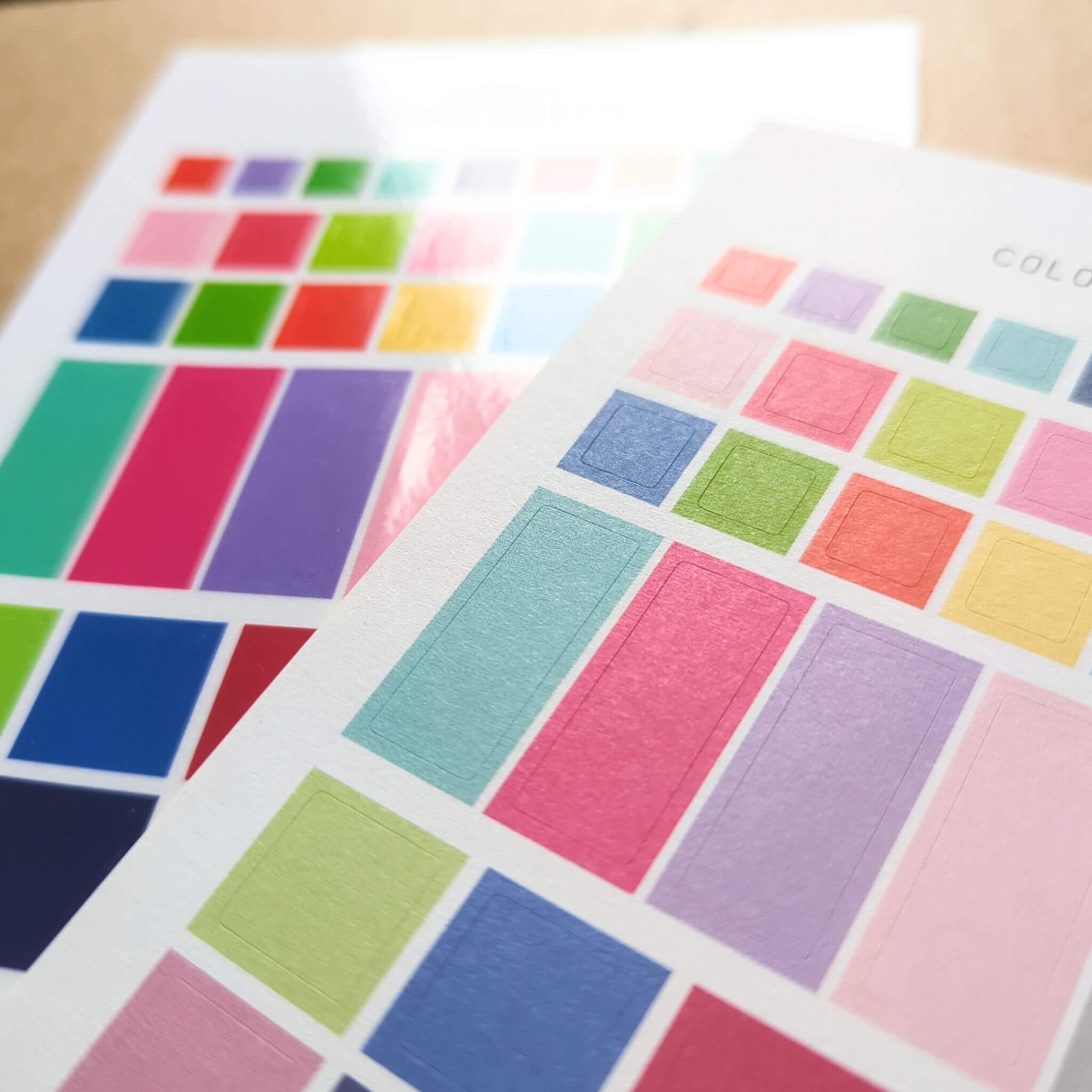 Livework Color Palette Stickers - Square, $3.39