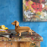 Lovi Dachshund 12cm - 3D Wooden Figure