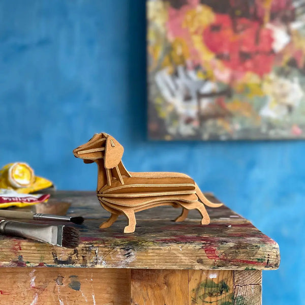 Lovi Dachshund 12cm - 3D Wooden Figure
