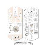 Lovi Natural Wood Deco Star 10cm - Pack of 4