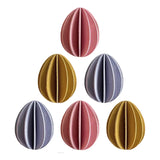 Lovi Eggs 4.5cm - Pack of 6 - 3D Wooden Figures