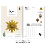 Lovi Decor Star Natural Wood (15cm) - 3D Wooden Figure