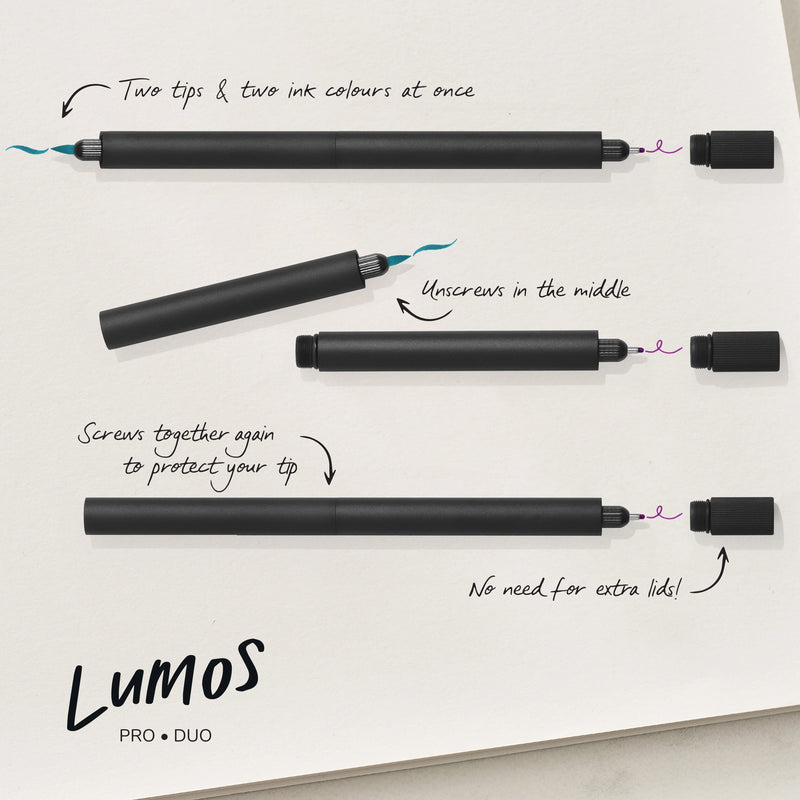 Tom's Studio The Lumos Splash Refillable Multi-Tip Pen