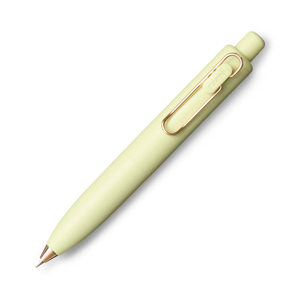 Uniball One P 0.38 mm Gel Ballpoint Pen Rose Gold Clip