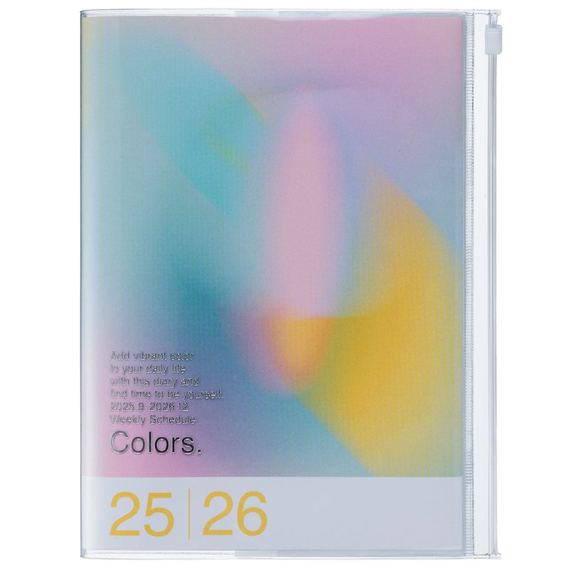 Mark's 2025/26 Colour Gradient A5 Mid Year Academic Diary