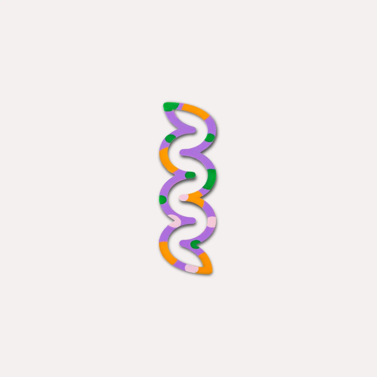 The Completist Multicolour Mini Helix 3D Printed Bookmark