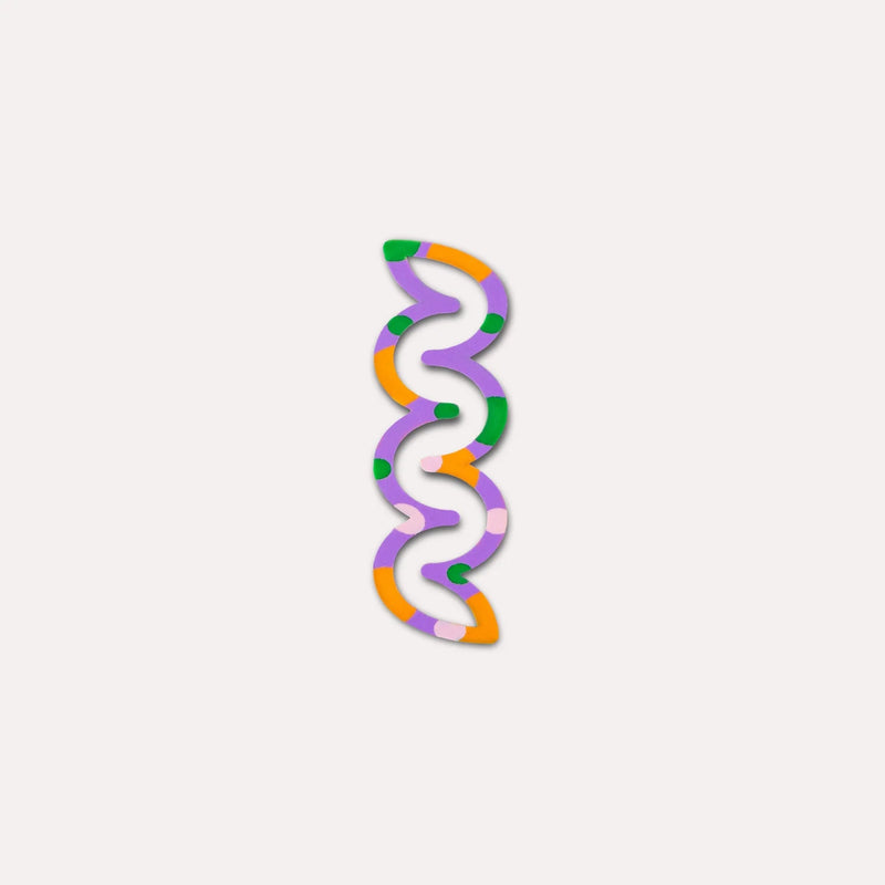 The Completist Multicolour Mini Helix 3D Printed Bookmark
