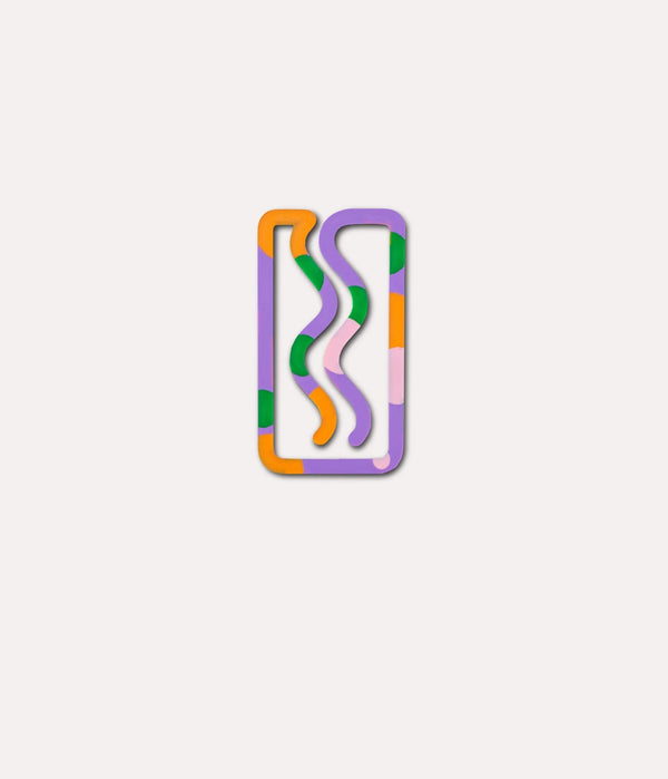 The Completist Multicolour Mini Miami 3D Printed Bookmark