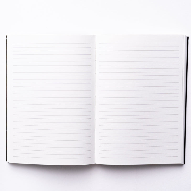 Hunter Paper Co. Blue Stripes A5 Lined Notebook