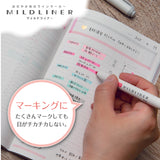 Zebra Mildliner Twintip Highlighter Bright & Mild 5 Colour Set