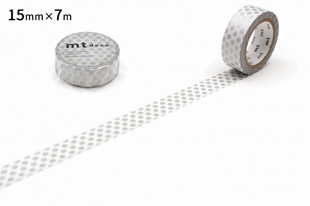 MT Dot Silver Washi Tape