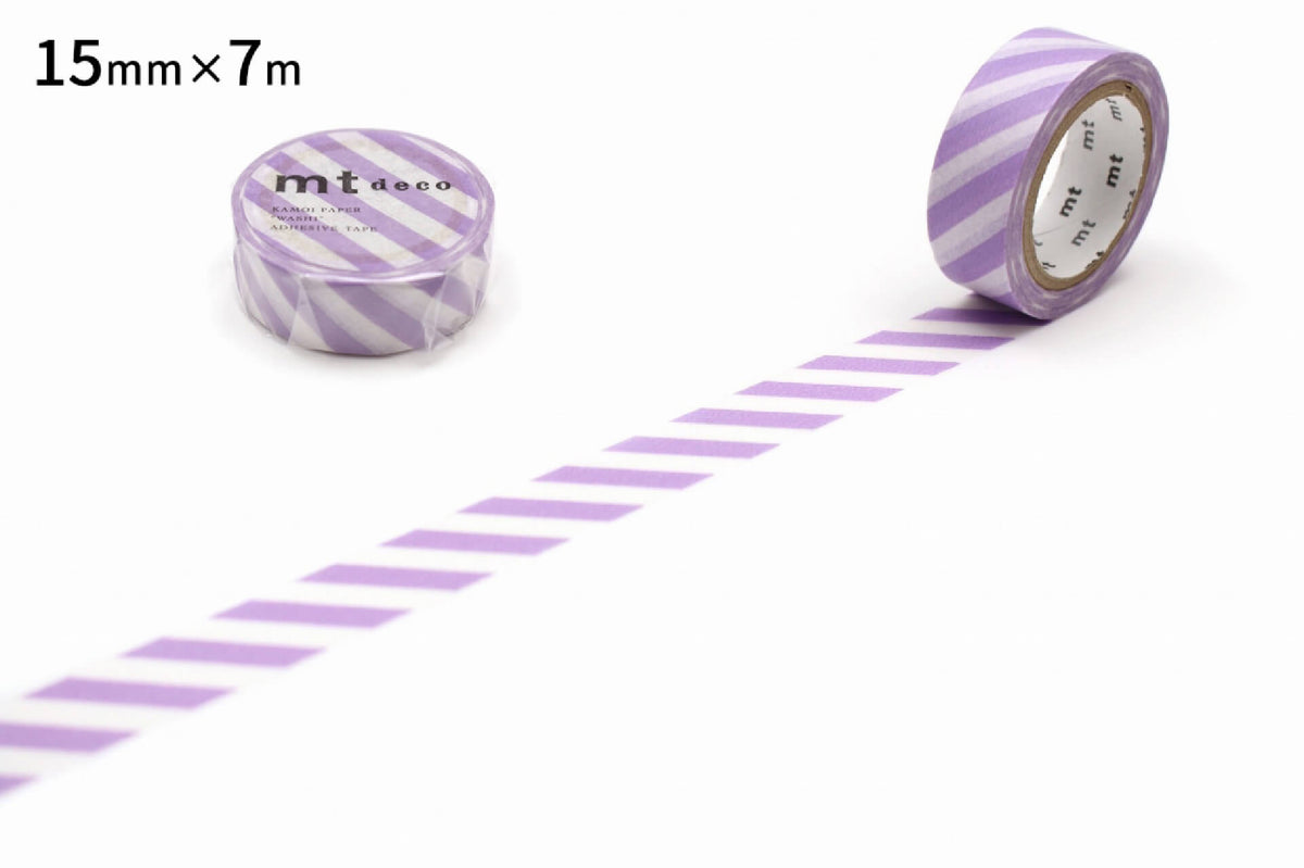 MT Stripe Lilac Washi Tape