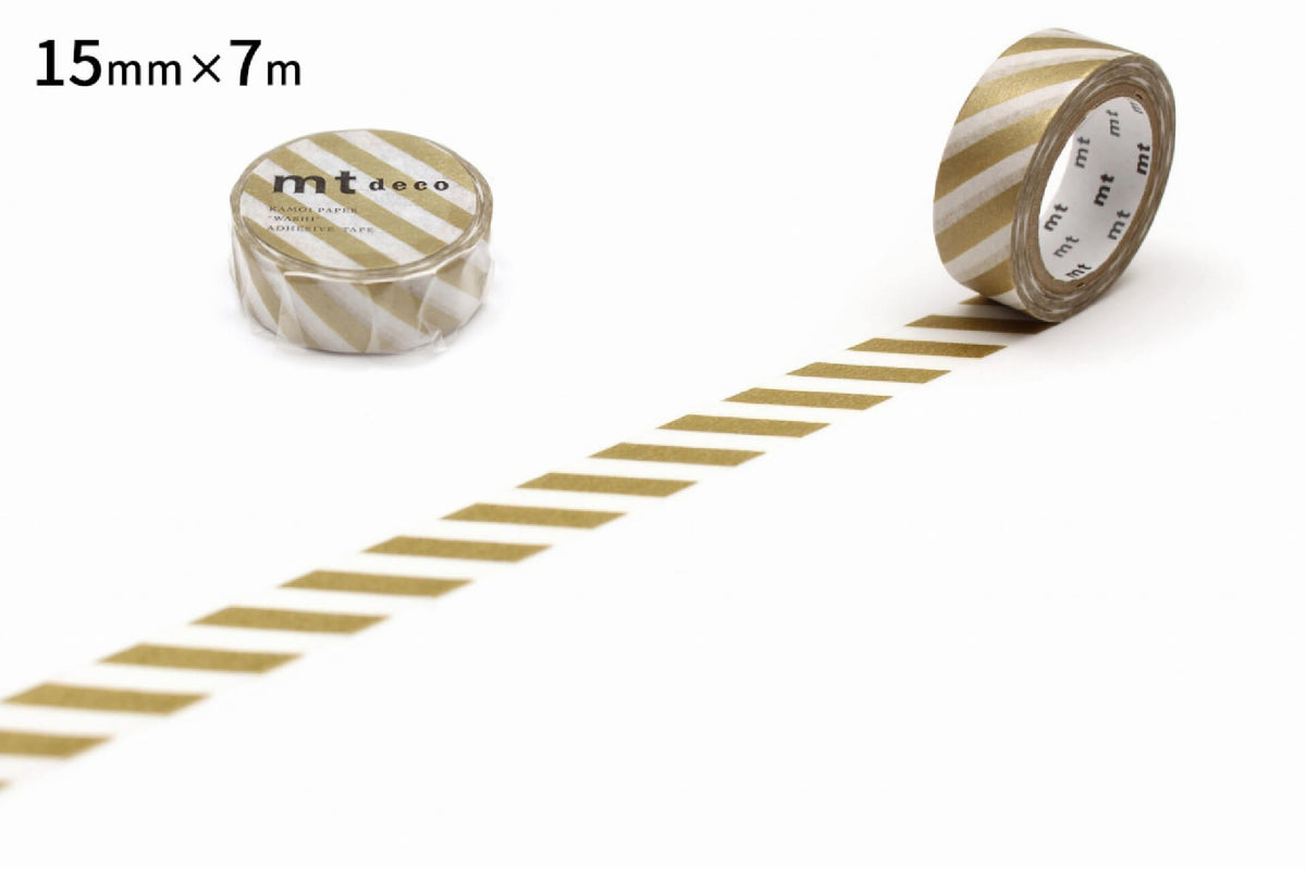 MT Stripe Gold 2 Washi Tape
