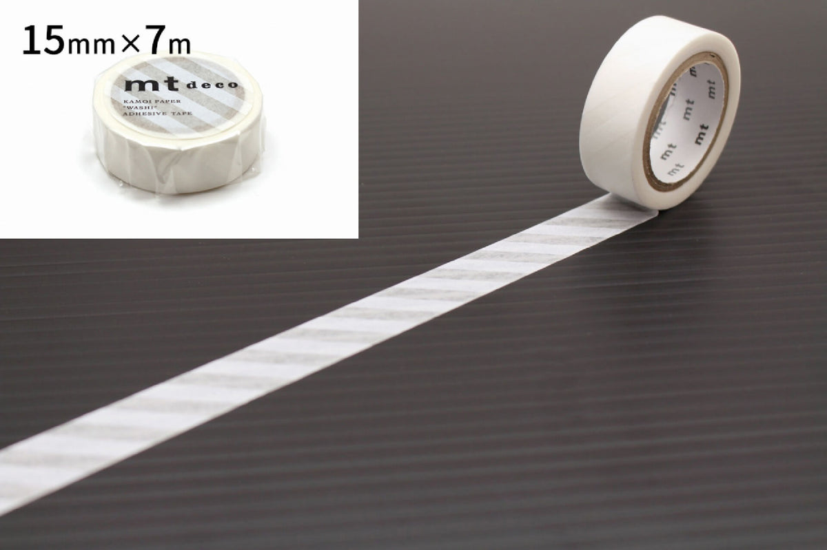 MT Stripe White Washi Tape