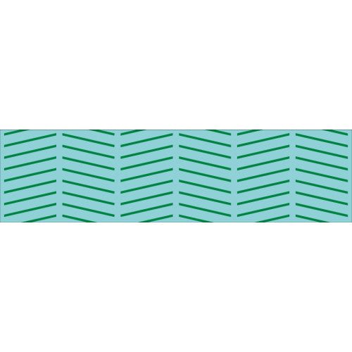 MT Diagonal Green Washi Tape