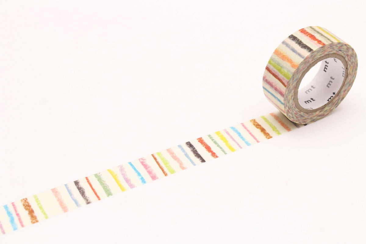 MT for Kids Colour Stripe Washi Tape