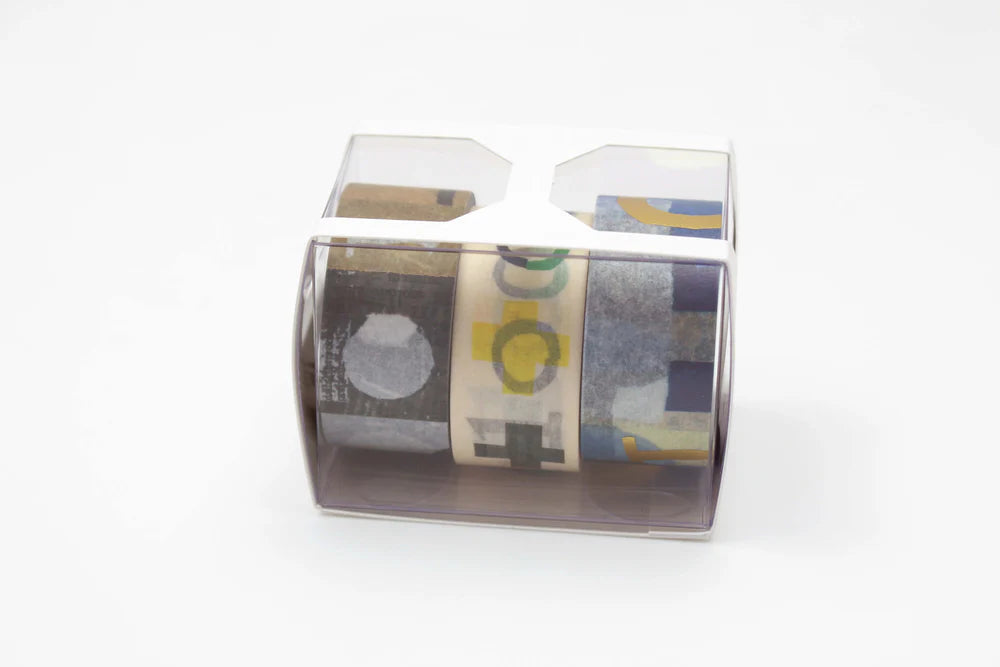MT 100th Anniversary set of 3 CRAFT-Log 20mm Washi Tape