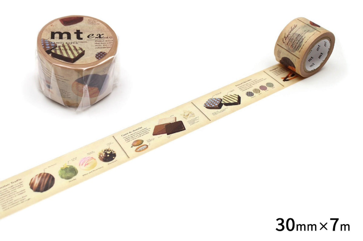 MT ex Illustrated Book Chocolate Washi Tape