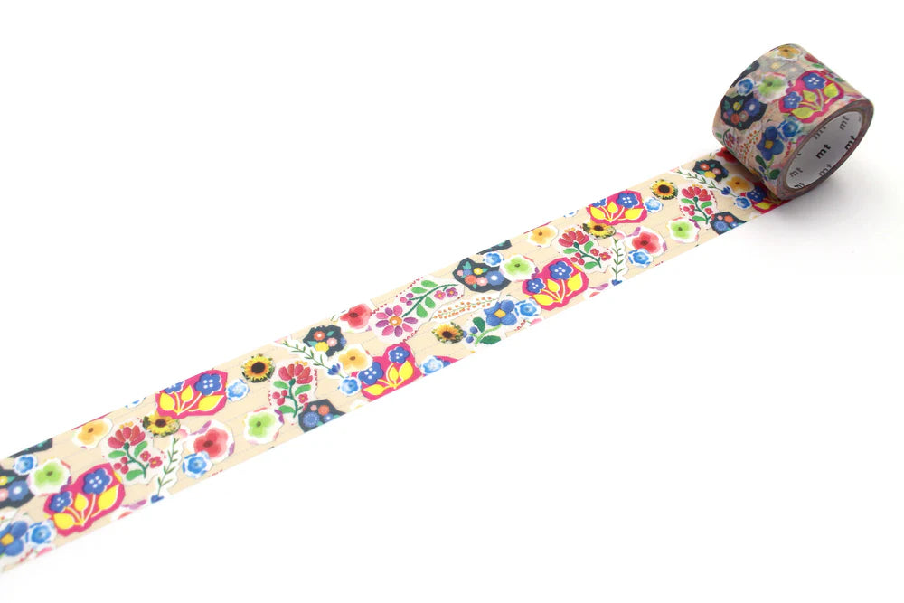 MT ex Flower Sticker Collage Washi Tape