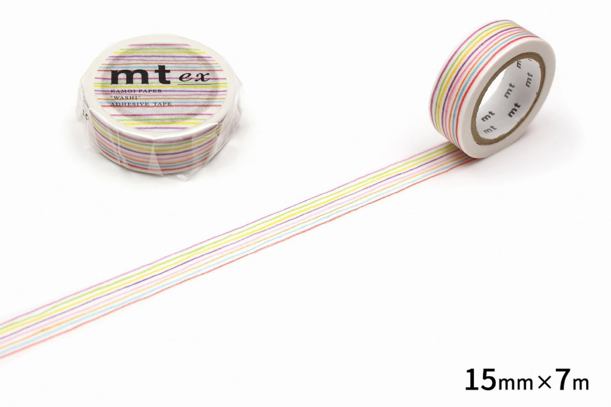 MT ex Coloured Pencil Border Washi Tape