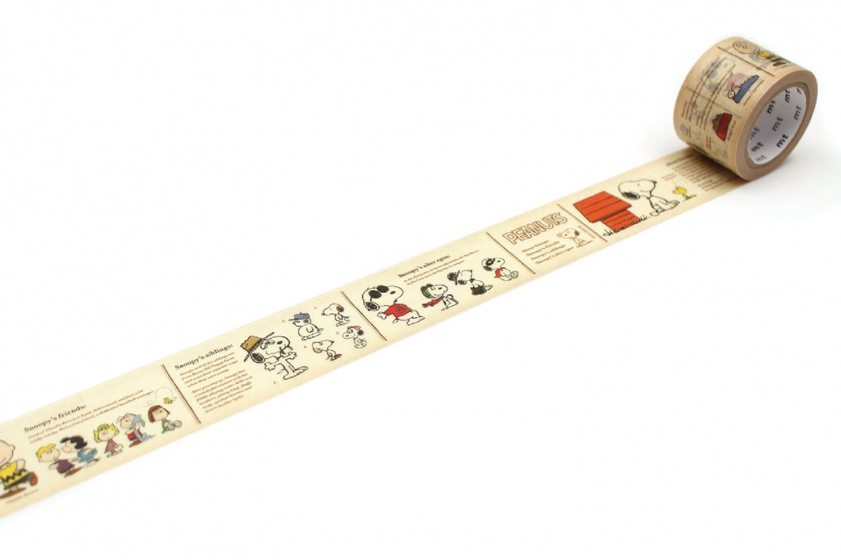 MT Peanuts Encyclopedia Washi Tape