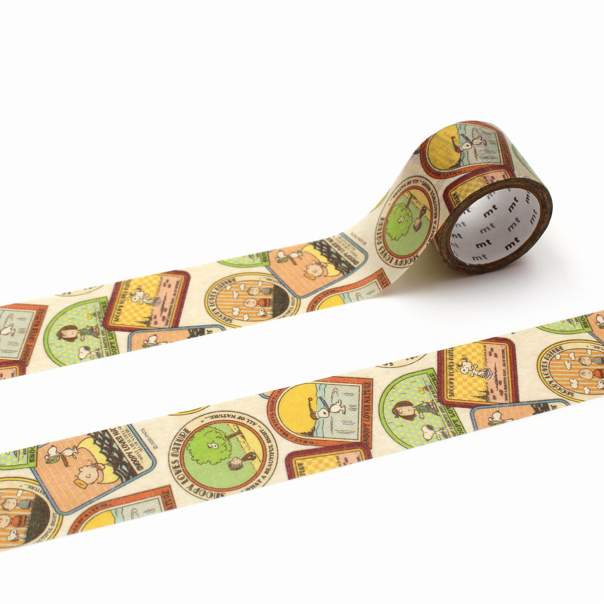 MT Upcycle Peanuts Washi Tape - Vintage Seal