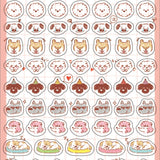Furukawashiko Daily Seal Stickers - Dogs
