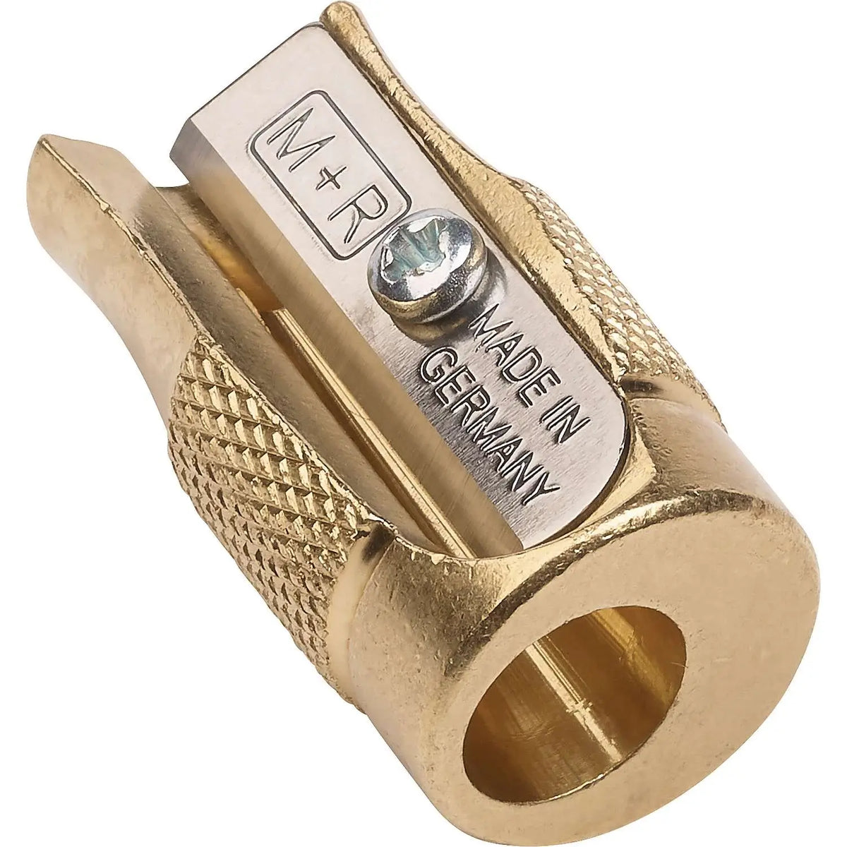 M+R Brass Pollux Brass Long Point Sharpener