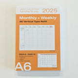 Mark's 2024/25 A6 Mid Year Academic Diary Refill