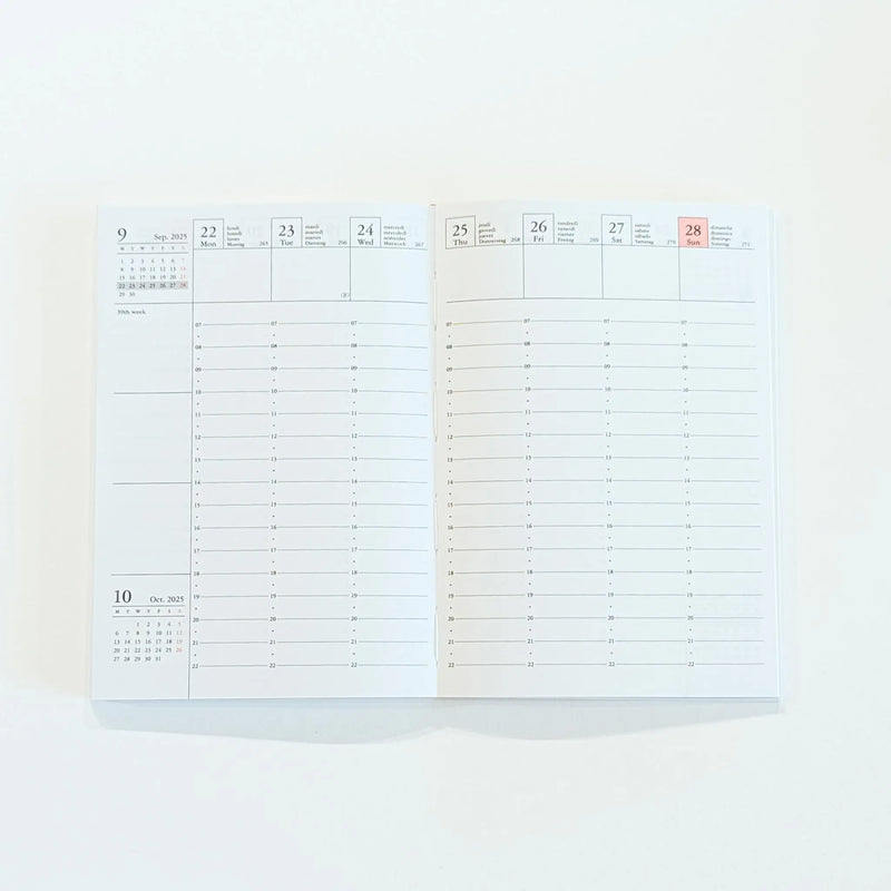 Mark's 2024/25 A6 Mid Year Academic Diary Refill