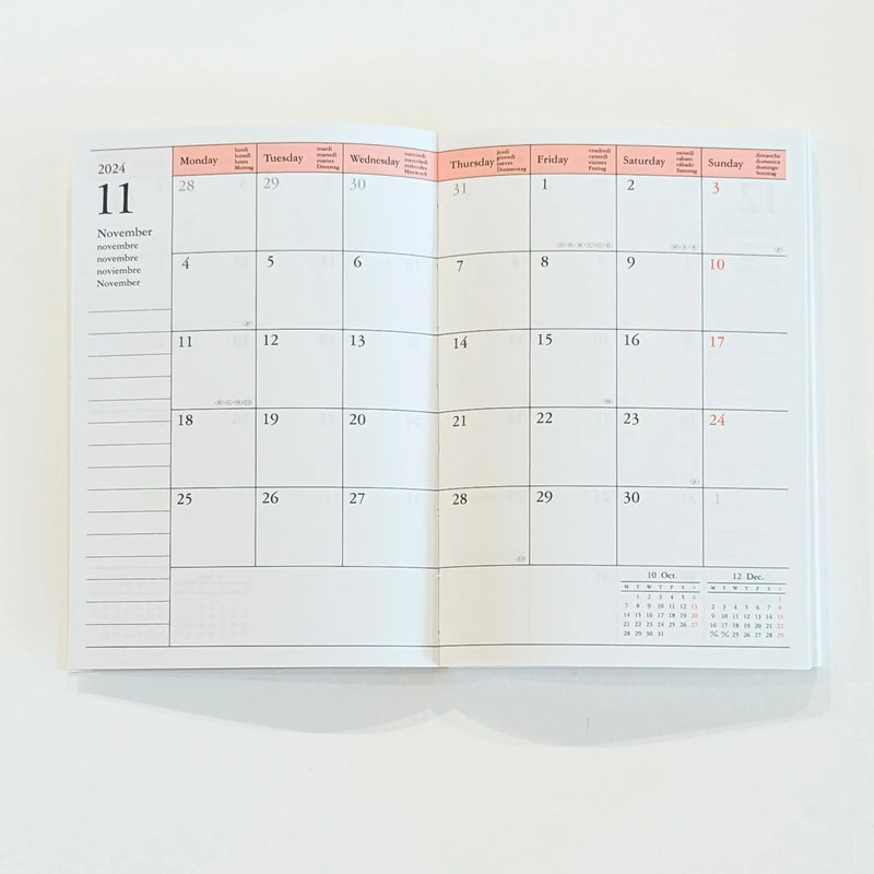 Mark's 2024/25 Gradient A6 Mid Year Academic Diary