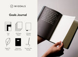 MiGoals A5 Goals Journal Sand