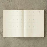 MD Paper Diary A4 Thin 2026 Monthly Block & Memo