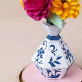 DIY Paper Vase & Flowers Craft Kit
