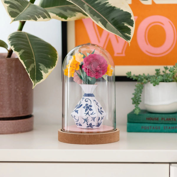 DIY Paper Vase & Flowers Craft Kit