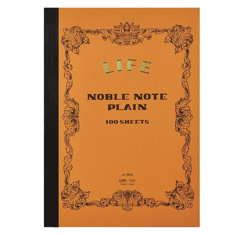 Life Noble A4 Plain Notebook