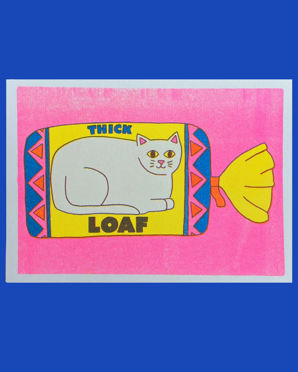 Cat Loaf A5 Print