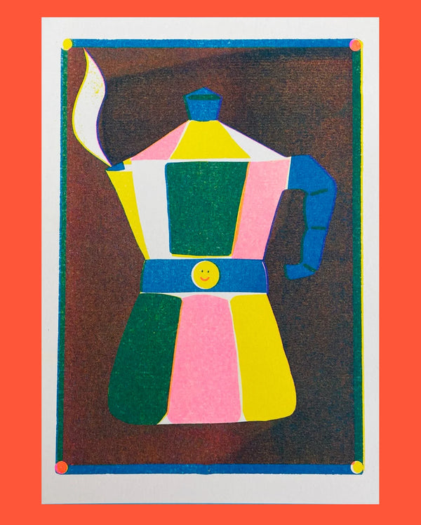 Coffee Pot A5 Print